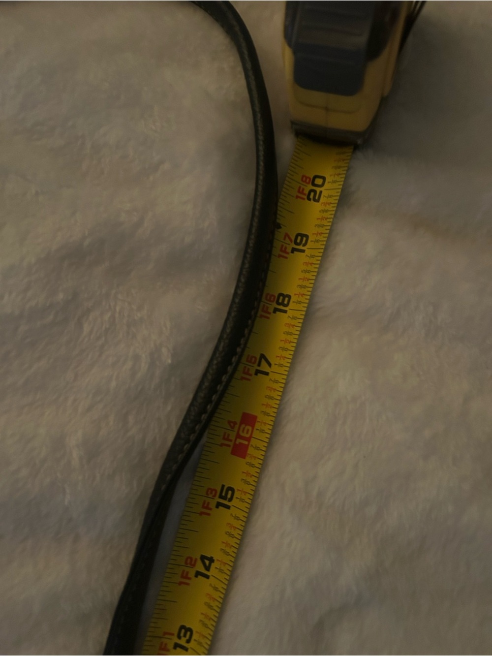 Black Leather Crossbody Bag with Front Pockets - Picture 7 of 7